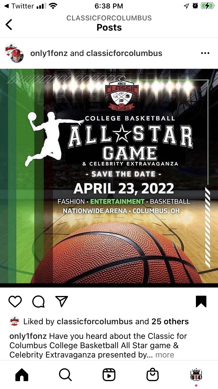 College All Star Game, April 23, 2022 Nationwide Arena Be Legendary